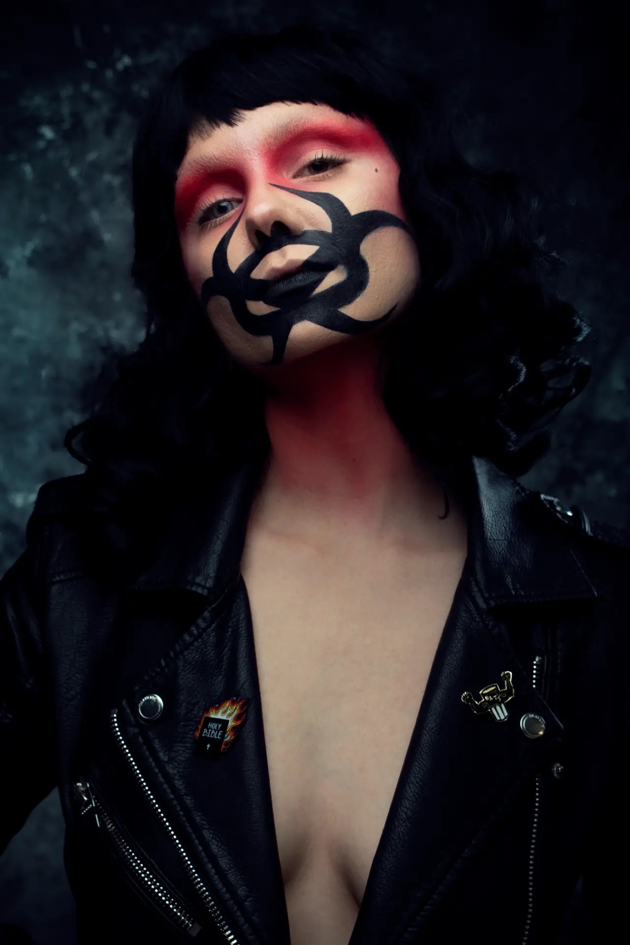 Editorial, leather and paint